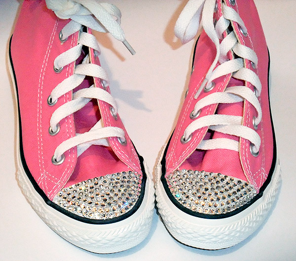 Adding rhinestones best sale to shoes